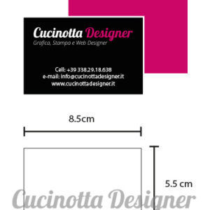 Biglietti da visita fronte e retro