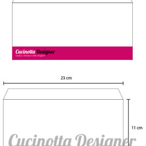 Busta ON Bianco 23x11