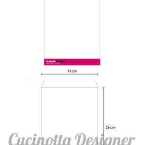 Busta ON Bianco 19x26