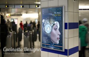 impaginazione grafica cartello per eventi