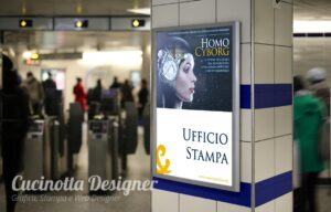 impaginazione grafica cartello per evento