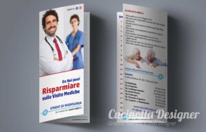 realizzazione grafica depliant visite mediche