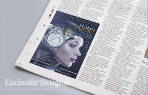 impaginazione grafica giornale Corriere della sera