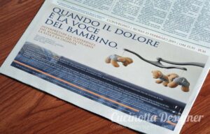 impaginazione grafica giornale per eventi