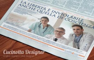 impaginazione grafiche per eventi sul giornale