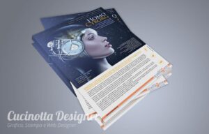 impaginazione grafica Volantino A4 per eventi