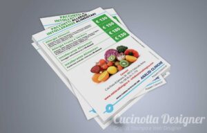Grafica volantino Analisi Cliniche e intolleranze alimentari