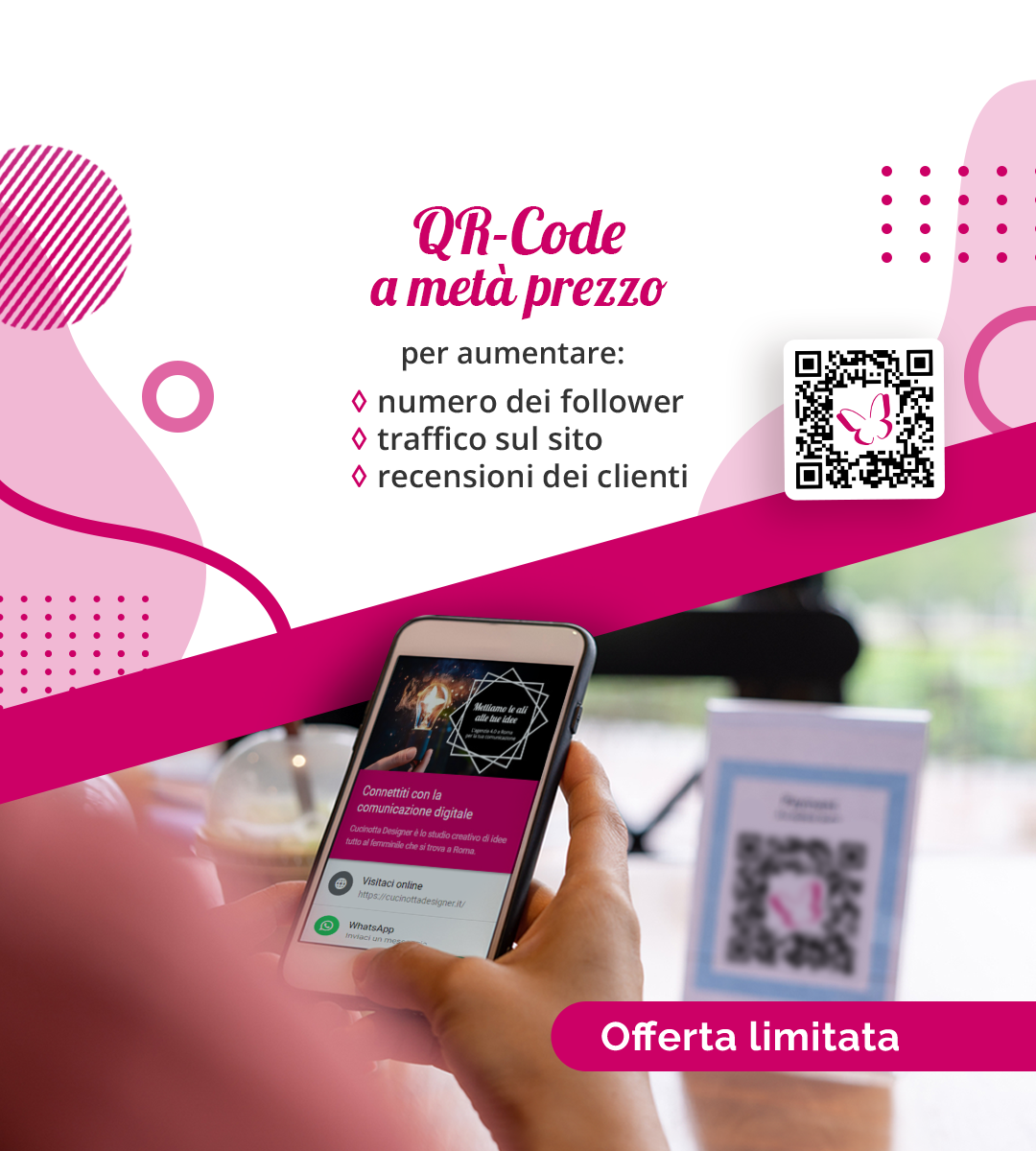 Codice QR a metà prezzo
