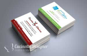 Grafica biglietto da visita per noleggio e associazioni