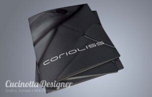 Mockup catalogo prodotti per parrucchieri