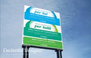 grafica cartelli mini check-up per lui