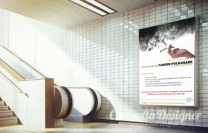 grafica cartelloni per preventivo tumore