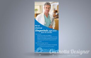 grafica rollup e cartelli check-up urogenitale