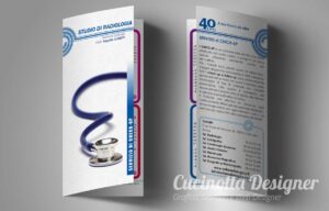 impaginazione grafica depliant check-up