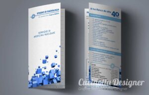 impaginazione grafica depliant medicina nucleare