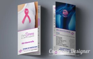 realizzazione grafica depliant Rm Mammaria