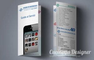 impaginazione grafica depliant guida ai servizi