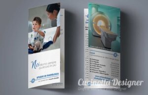 realizzazione grafica depliant risonanza magnetica
