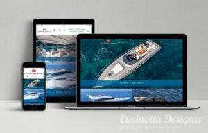 Restyling grafico sito web responsive yacht