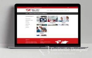 grafica sito web prodotti medicali