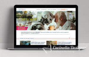 Grafica sito web evento Care Robot