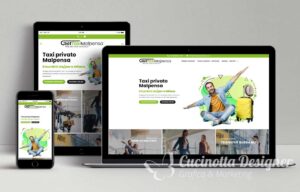 grafica sito web get taxi malpensa