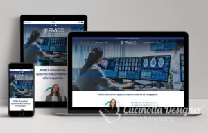 Mockup grafica sito web PMED