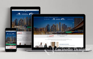 Mockup grafica sito web studio Capriotti