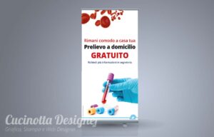Grafica Rollup per prelievo a domicilio