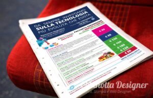 pubblicità gazzetta per studio di analisi cliniche