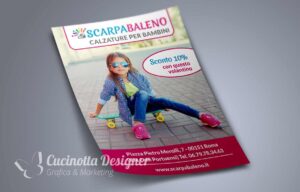 scarpabaleno volantino retro