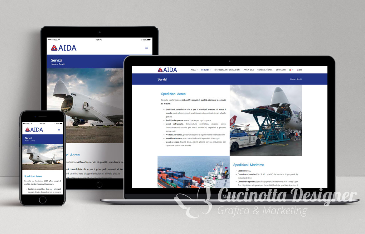 sito web aida global servizi