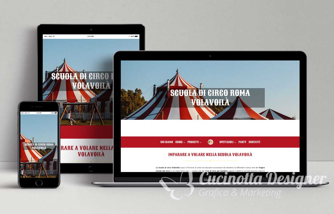 sito web vola voila your circus hp