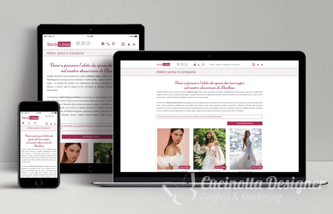 sito web wandas dress sposa