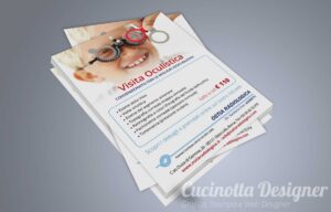 Grafica volantino Visita Oculistica