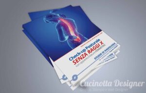 grafica volantino SPINOMETRIA fronte