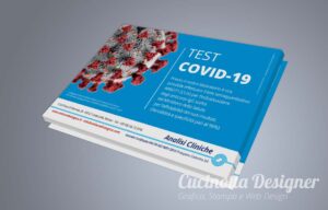 grafica volantino test covid-19
