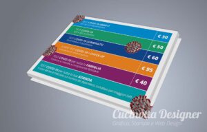 grafica volantino covid-19
